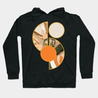 Earth tone colors vibrant bright unique minimalist neutral organic geometric boho pattern 392 Abstract Hoodie